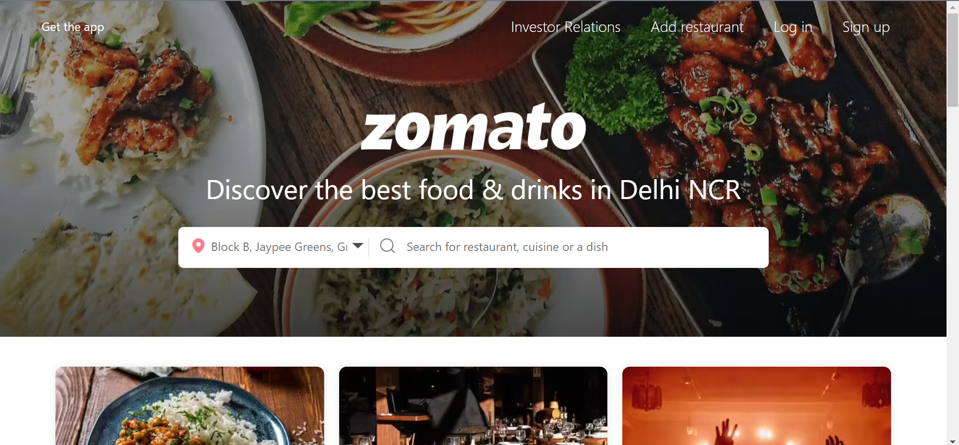 zomato clone